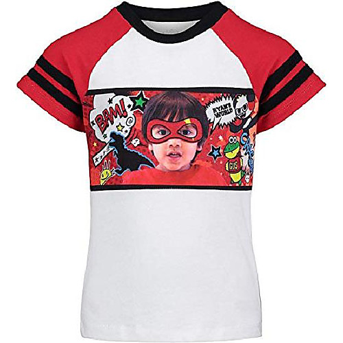 

ryans world short sleeve graphic tee shirt photo real,red white,6