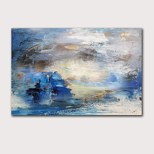 

Oil Painting Hand Painted - Abstract Landscape Contemporary Modern Stretched Canvas