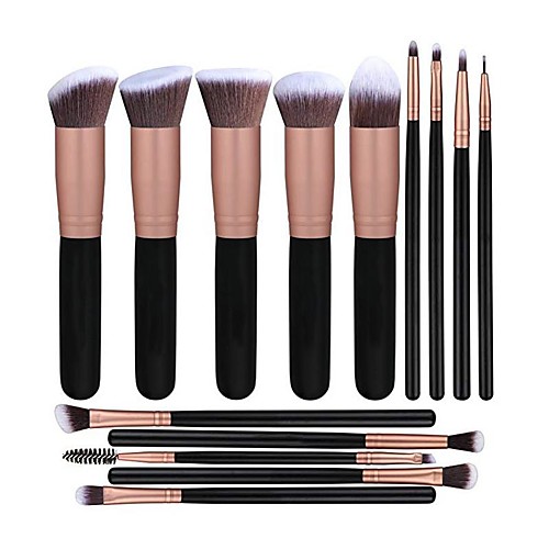 

Professional Makeup Brushes 14pcs Full Coverage Wooden / Bamboo for Makeup Brushes