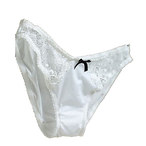 

Women's 1 Piece Basic Brief - Normal Low Waist White Black Blue S M L