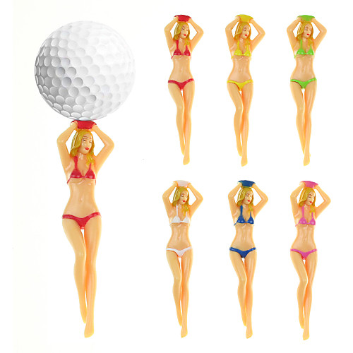 

Golf Beauty Tees 5pcs 5 Pieces Golf Accessories Durable Plastic For Intermediate Golf Training Competition Random Color