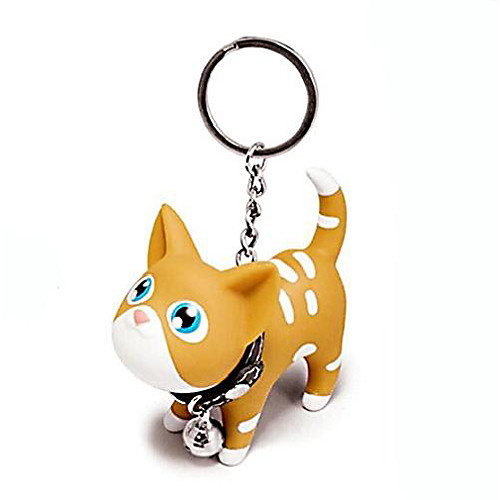 

cat kitten keyrings key chains for car keys kawaii adorable bag pendant toy,gift idea for girls, women and men