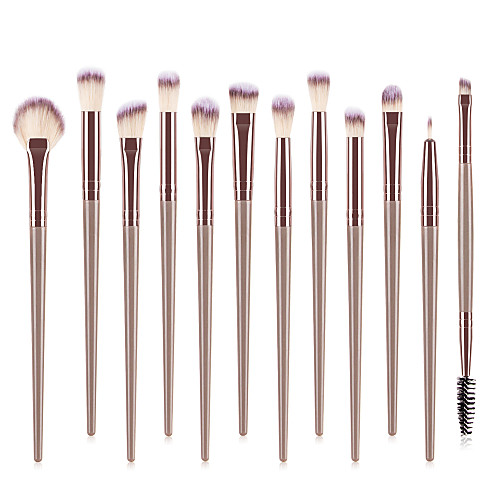 

Professional Makeup Brushes 12pcs Cute Soft Full Coverage Adorable Comfy Plastic for Makeup Tools Eyeliner Brush Makeup Brush Lip Brush Lash Brush Eyebrow Brush Eyeshadow Brush