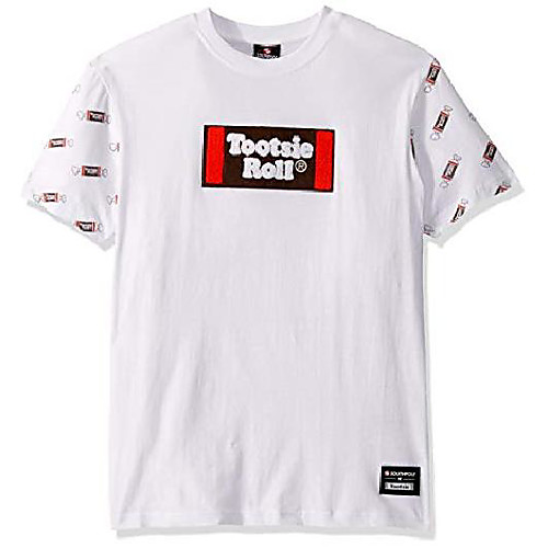 

men's tootsie t-shirt, white roll, large