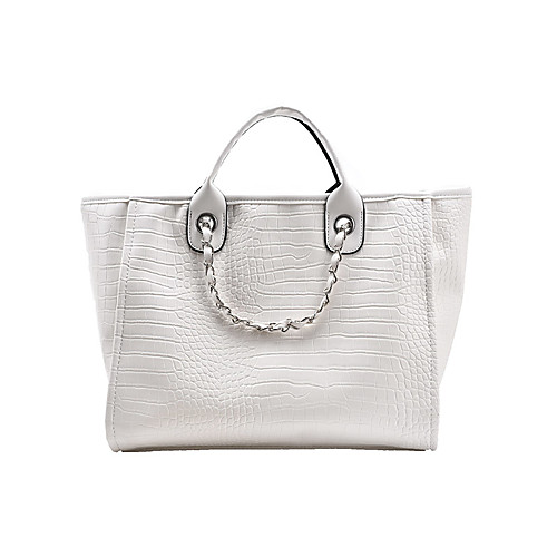 

Women's Bags Top Handle Bag Date Office & Career Handbags White Black Brown