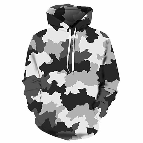 

Inspired by Cosplay Camouflage Cosplay Costume Hoodie Plush Fabric Camouflage Printing Hoodie For Women's / Men's