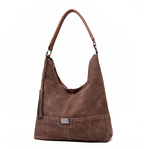 

Women's Bags PU Leather Top Handle Bag Hobo Bag Zipper Daily Handbags Baguette Bag Black Purple Yellow Green