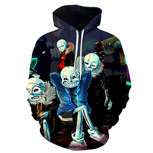 

Men's Pullover Hoodie Sweatshirt Graphic Daily Weekend 3D Print Party Halloween Hoodies Sweatshirts Rainbow