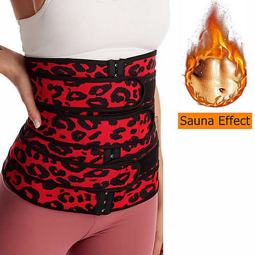 

Sauna Belt Neoprene Waist Trainer Shaper Slimming Belt Adjustable Waist Belt Sports Neoprene Home Workout Fitness Gym Workout Adjustable Tummy Control Calories Burned For Men Women