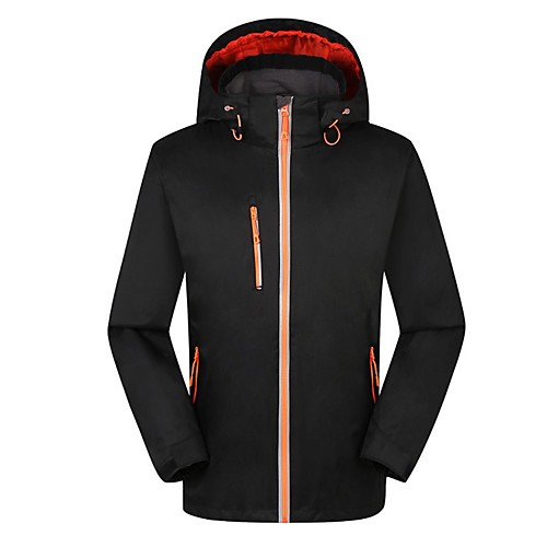 

Women's Men's Hiking Jacket Hiking Windbreaker Winter Outdoor Patchwork Windproof Fleece Lining Breathable Warm Winter Jacket Hunting Fishing Climbing 213 Peacock Blue 213 Scarlet 213 golden 213 black