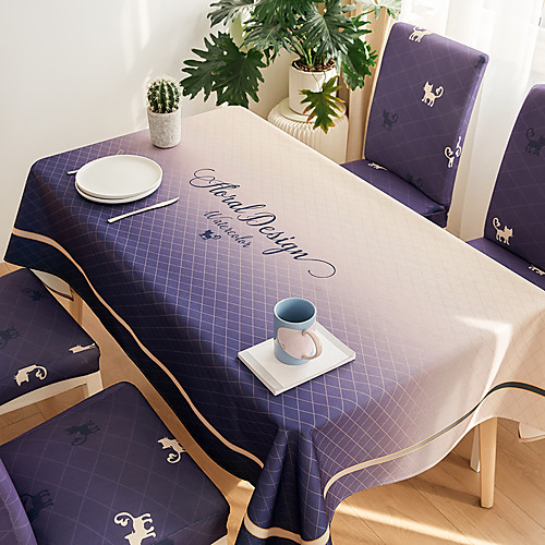 

Thick Waterproof Tablecloth Square Tablecloth Decorative Kitchen Rectangular Tablecloth 1 pc