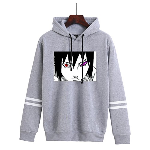 

Inspired by Naruto Uchiha Sasuke Hoodie Polyester / Cotton Blend Graphic Prints Printing Hoodie For Women's / Men's