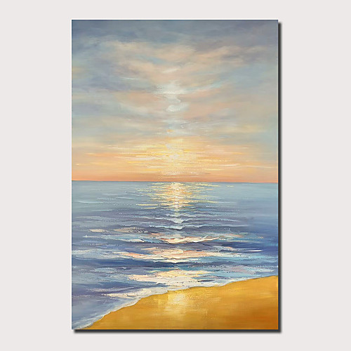 

Oil Painting Hand Painted - Abstract Landscape Contemporary Modern Stretched Canvas