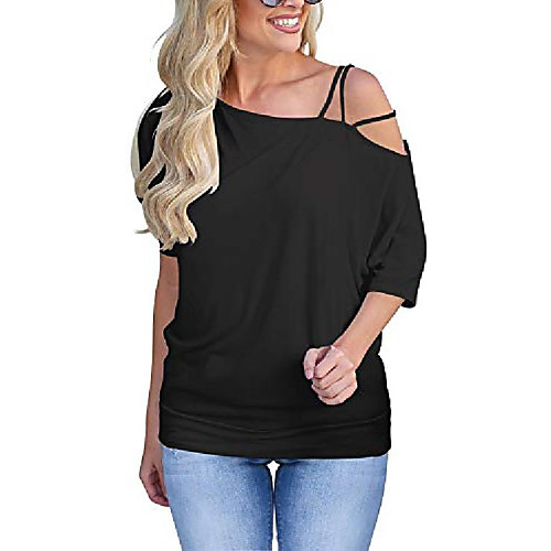 

women summer t shirts plain three�spaghetti�strap tops green m