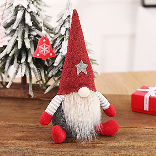 

yule tomte, christmas decorations, swedish gnome 11'' tomte plush handmade, weighted bottom, holiday esstentials