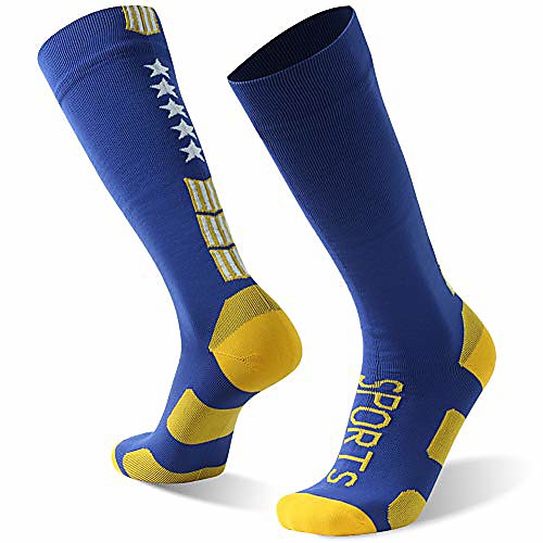 

Outdoor Breathable Sweat wicking Socks Black And White White / Green Screen Color for Fishing Climbing Running