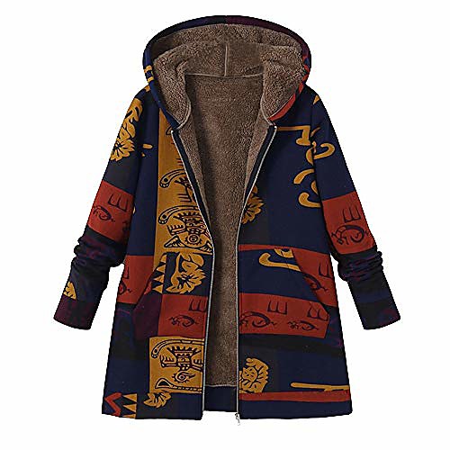 

womens lightweight jackets winter warm casual zipper plus size hooded vintage oversize coats