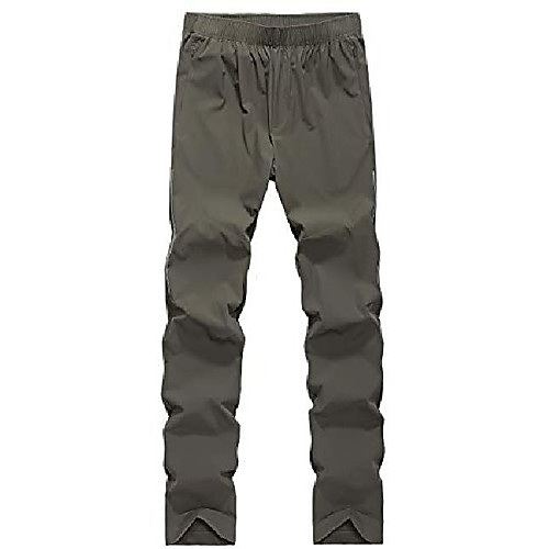 

men's elastic-waist sweatpants breathable quick dry lightweight casual outdoor workout running pants (army green, small)