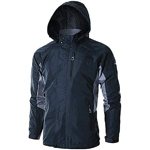 

mens slim fit lightweight windbreaker pocket jacket with hoodie