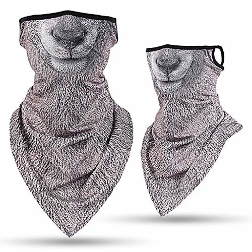 

unisex rave bandana neck gaiter tube headwear for women men face scarf