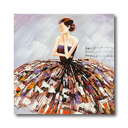 

Oil Painting Hand Painted Canvas Abstract High Quality Wall Art Modern Rolled Without Frame Dancer Girl Nude