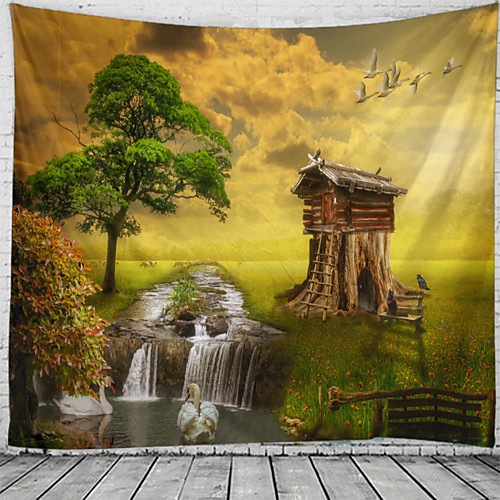 

Beautiful And Spectacular Waterfall Scenery Pattern Tapestry Wall Hanging Tapestry Wall Carpet Wall Art Wall Decoration Tapestry Wall Decoration