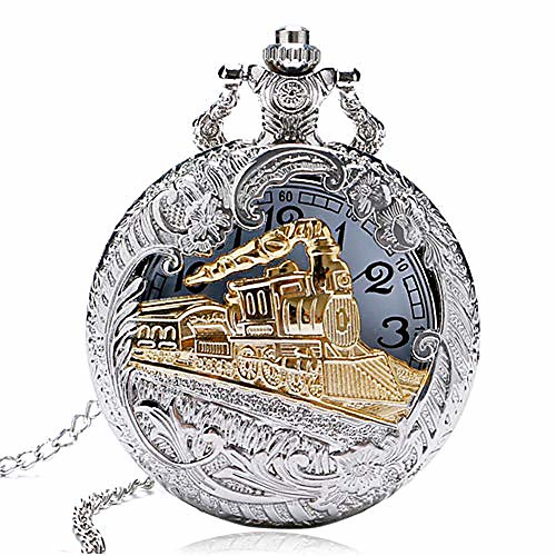 

3d train pocket watch, antique pocket watches for men, special boys gifts