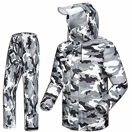 

Men's Cycling Jersey with Tights Waterproof Hiking Jacket Outdoor Waterproof Lightweight Breathable Quick Dry Raincoat Poncho Top Camping / Hiking Hunting Fishing Light Yellow Dark red Lake blue