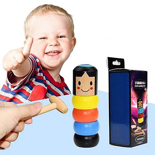 

Board Game Magic Toy Unbreakable Wooden Man Wooden family game Parent-Child Interaction Home Entertainment Kid's Adults Boys and Girls Toys Gifts