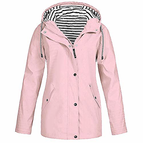

women's mountain snow waterproof ski jacket detachable lightweight hood windproof fleece parka rain jackt winter coat