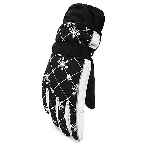 

Ski Gloves Women's Snowsports Full Finger Gloves Winter Waterproof Windproof Breathable Polyester / Cotton Skiing Snowsports Snowboarding