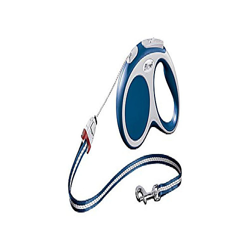 

vario retractable lead cord, small, 5 m, blue
