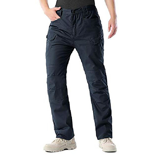 

men's tactical pants lightweight casual military work hiking outdoor cargo pants navy