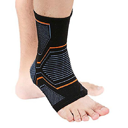 

ankle brace compression support sleeve – great ankle support that stays in place – achilles tendon support – perfect ankle sleeve for sports, 1 pair