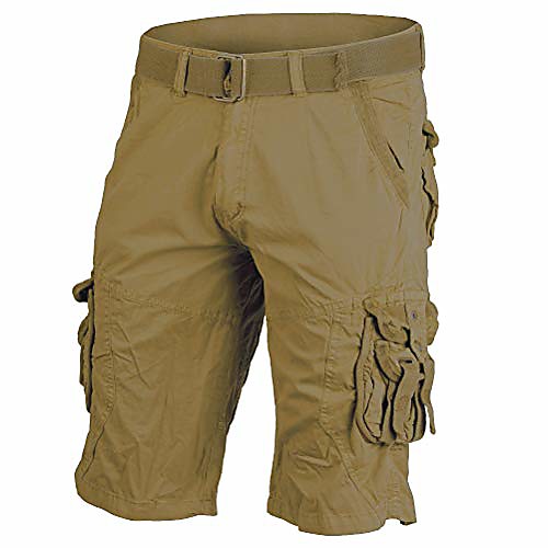 

mil-tec men's vintage survival shorts prewashed coyote size 3xl