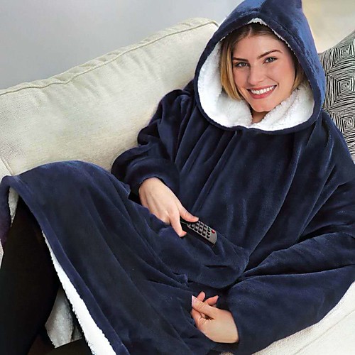 

Women's Pullover Hoodie Sweatshirt Plain Daily Basic Hoodies Sweatshirts Loose Long Black Blue Red / Fleece Lining