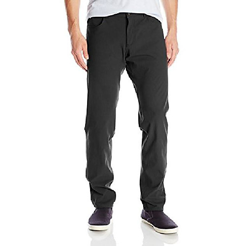 

men's durable cotton slim trousers, black, 28 x 32