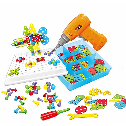 

Building Blocks Construction Set Toys Drill Set 151 pcs STEAM Toy compatible ABSPC Legoing Parent-Child Interaction Educational Boys' Girls' Toy Gift / Kid's