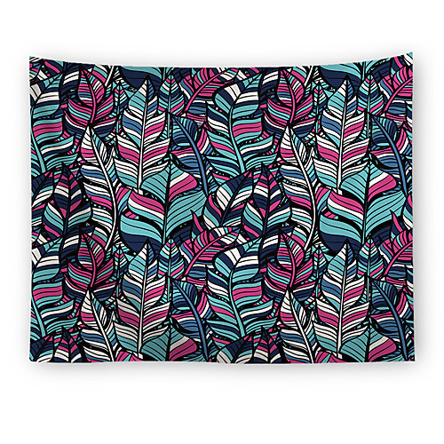 

Wall Tapestry Art Decor Blanket Curtain Picnic Tablecloth Hanging Home Bedroom Living Room Dorm Decoration Polyester Multicolor Feather Pattern