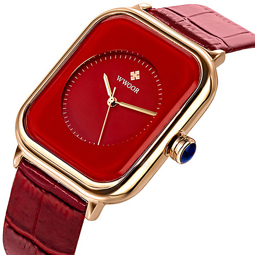 

WWOOR Women's Quartz Watches Analog Quartz Stylish Elegant Water Resistant / Waterproof / Two Years / Silicone / Japanese