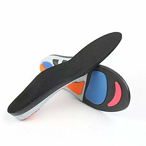 

orthotic full length insoles with arch support for flat feet, plantar fasciitis, pronation, foot pain for men & women shoe inserts (men's3-4/women's4.5-5.5)