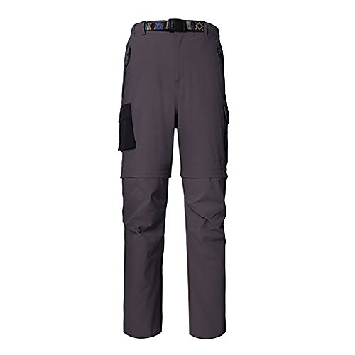 

outto men quick dry convertible cargo pant,hiking cycling pant with belt