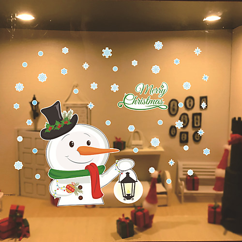 

Christmas Wall Stickers Living Room, Removable PVC Home Decoration Wall Decal 4247cm