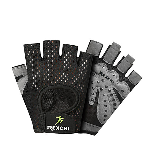 

Bike Gloves / Cycling Gloves Anti-Slip Breathable Quick Dry Fingerless Gloves Sports Gloves Black Grey Green for Adults' Outdoor Exercise Cycling / Bike