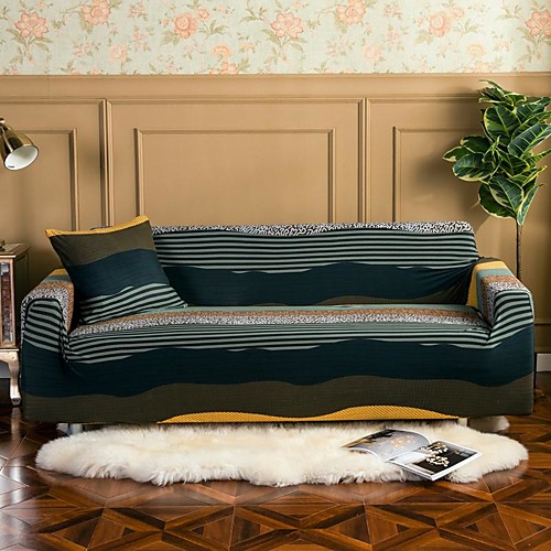

1-Piece Sofa Cover Couch Cover Furniture Protector Soft Stretch Slipcover Spandex Jacquard Fabric Super Fit for 1~4 Cushion Couch and L Shape Sofa,Easy to Install(1 Free Cushion Cover)