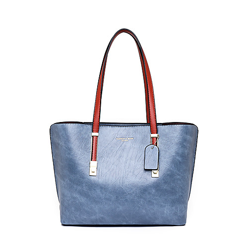 

Women's Bags Top Handle Bag Date Office & Career Tote Handbags Black Blue Red Brown
