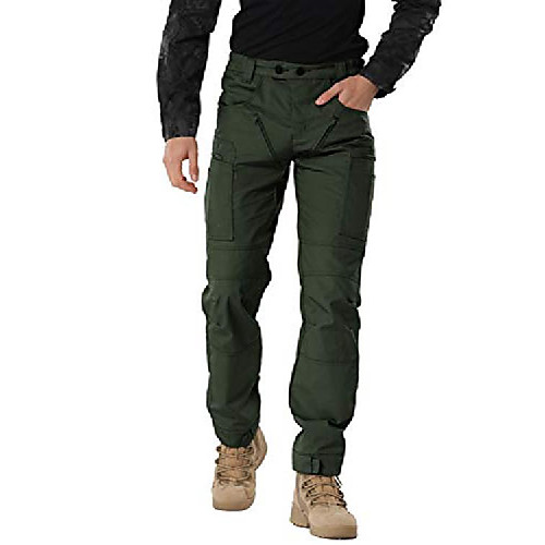 

men's tactical pants waterproof outdoor casual wear cargo pants with multipurpose pockets armygreen