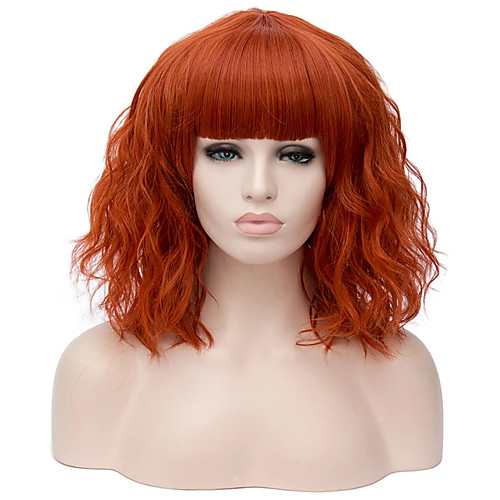 

Synthetic Wig Hathaway Middle Part Wig Blonde Purple Green Short Curly Golden Blonde Synthetic Hair 12 inch Women Synthetic Sexy Lady Hairstyle