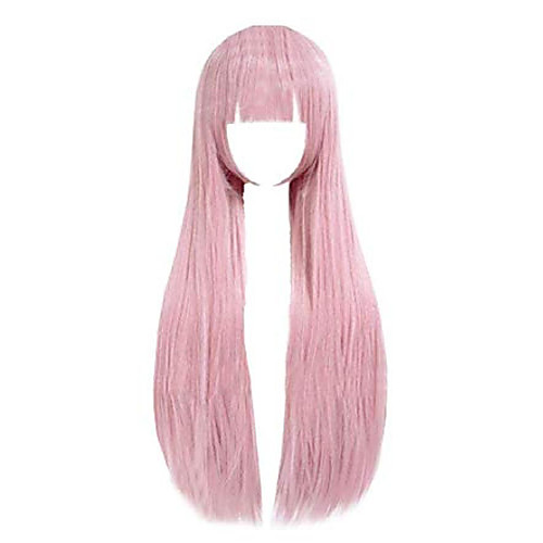 

darling cosplay wigs franxx zero two pink long hair (one size, pink)