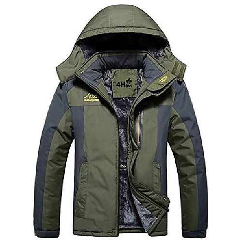 

men's sports outdoor waterproof hooded jacket windproof rain coat black xxl